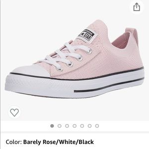 NEVER BEEN WORN pink Converse sneakers. Size 7.